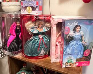 Misc. Christmas & Vintage Barbie Dolls