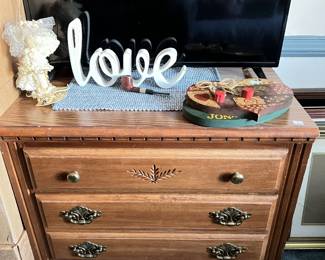 Bedroom dresser & TV