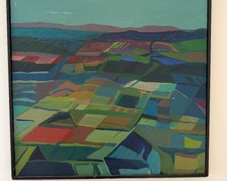 Painting 1972 by James Stobe