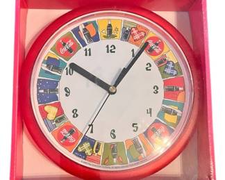 Vintage CocaCola Quartz Wall Clock