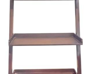 5Tier Farmhouse Wooden Ladder Bookshelf