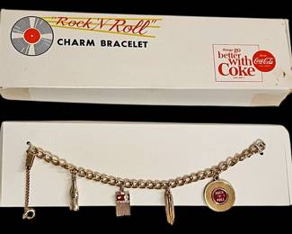 CocaCola Rock N Roll Charm Bracelet