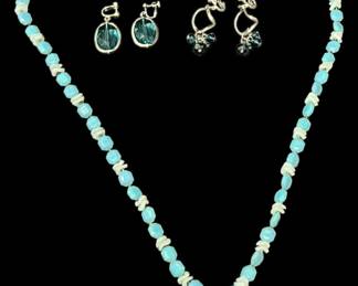 Blue Costume Jewelry
