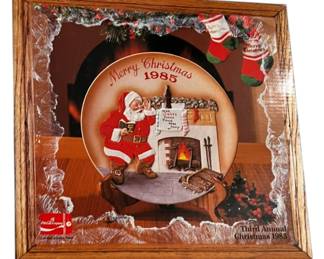 1985 CocaCola 3rd Annual Christmas Plate