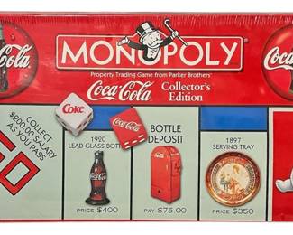 NEW Monopoly CocaCola Collectors Edition