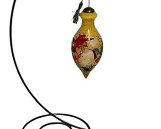 NeQwa Art Glass Ornament Trinket Box