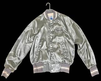 Barqs Root Beer Satin Bomber Jacket