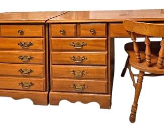 Vintage Broyhill Bicentennial Desk Set