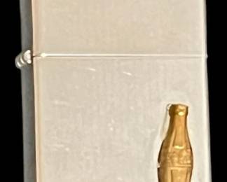 Zippo Lighter with CocaCola Bottle Emblem