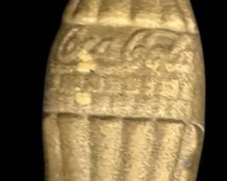 Vintage Brass CocaCola Bottle Paperweight