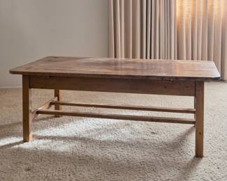 Vintage Waxed Pine coffee table.