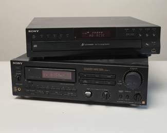 Sony Component System- 5 CD Changer, Tuner Amp Receiver.