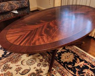 "Flame" coffee table. I think Henkel Harris