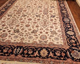 Large, wool area rug