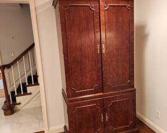 Bar cabinet by Century. Solid wood-BRING HELP TO REMOVE-ITS HEAVY