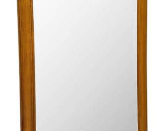 Vertical Wooden Framed Wall Mirror 