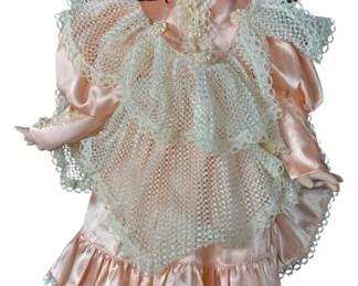 Porcelain Doll With Hand Band 