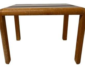 Wooden Glass Coffee Table 