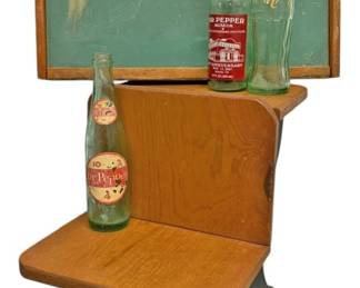 Vintage Home School Decor Bottles 