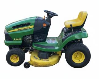 John Deere LA105 Riding Lawnmower with 255 hours of use