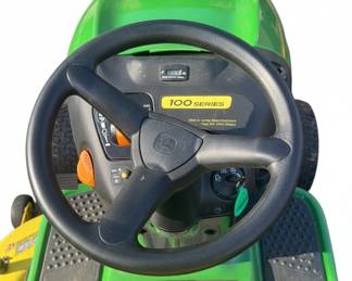 John Deere LA105 Riding Lawnmower with 255 hours of use