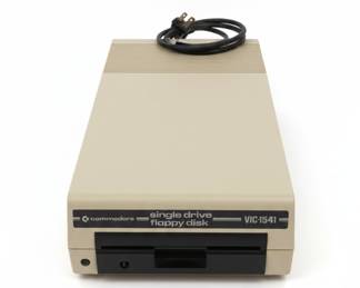 Vintage Commodore Computer, Printer, and VIC-1541 Single Drive Floppy Disk