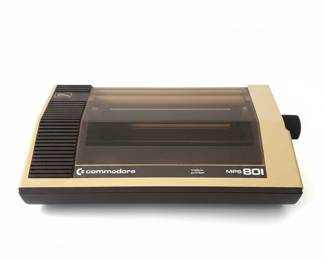 Vintage Commodore Computer, Printer, and VIC-1541 Single Drive Floppy Disk