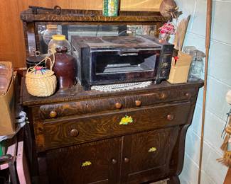 Basement. Down the stairs straight in front