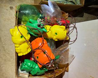 Basement. Down the stairs to the left. in front of washer/dryer