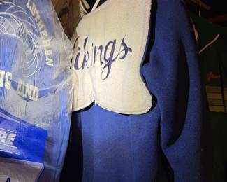 Basement. Down the stairs to the left.