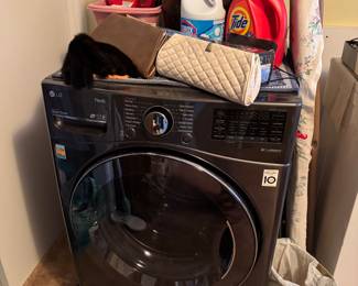 first bedroom to the left. One year old. Washer and dryer combo!