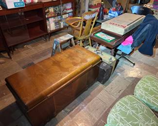 Basement. Down the stairs to the right.