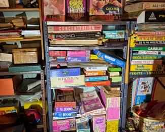 Basement. Down the stairs to the right in the kids and Avon area.