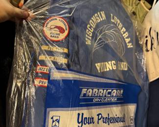 Basement. Down the stairs to the left.