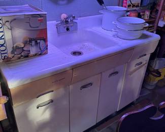 Basement. Down the stairs to the left. this whole unit IS for sale! its not hooked up and ready for its new home!