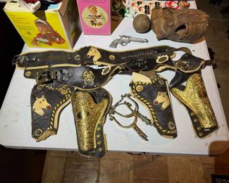 Basement. Down the stairs to the right in the kids and Avon area.