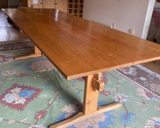 7ft table purchased from Paul Rich & Sons.