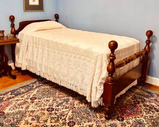 Pair of cannon ball style twin beds...