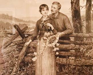 Selection of framed antique steel engravings (pictured approx. 24"x34")...