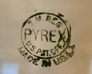Vintage Pyrex 18" bell jar (detail)...
