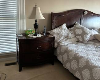 Night stand and head board