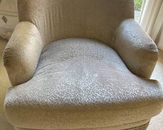 PAIR OF FRINGED CHAIRS