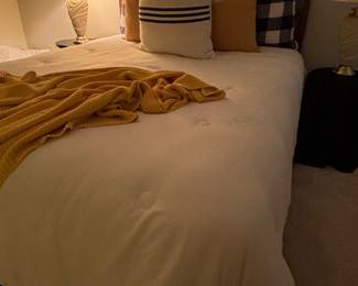 QUEEN SIZE BED (LINENS AND PILLOWS NOT FOR SALE