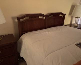 QUEEN SIZE MATTRESS AND HEADBOARD