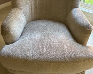 PAIR OF FRINGED CHAIRS