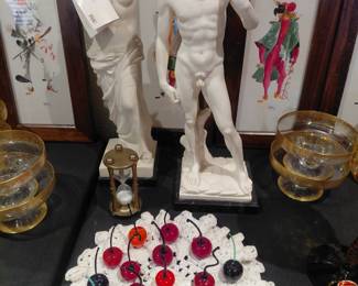 David, Venus, Murano Cherries