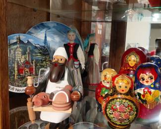 Russia smoker and dolls
