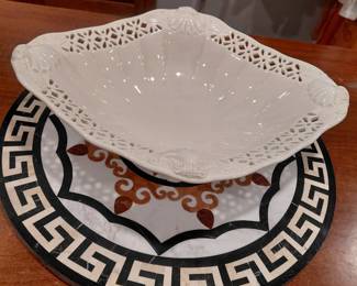 Large Italian centerpiece bowl