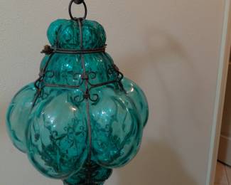 Available pre-sale Murano single hanging lamp $600