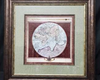 DW200Old World Map Art Print